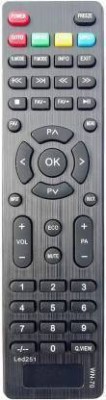 vcony Weston LED LCD Smart TV Remote Control Compatible for Weston Remote Controller WESTON Remote Controller(Black)