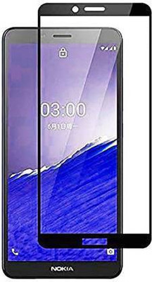 VISHZONE Edge To Edge Tempered Glass for Nokia C3(Pack of 1)