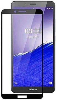 VISHZONE Edge To Edge Tempered Glass for Nokia C3(Pack of 1)