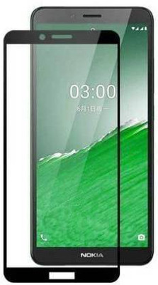 VISHZONE Edge To Edge Tempered Glass for Nokia C3(Pack of 1)