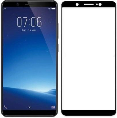 VISHZONE Edge To Edge Tempered Glass for VIVO V7 Plus(Pack of 1)