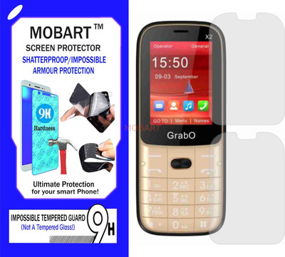 MOBART Impossible Screen Guard for GRABO X2(Pack of 1)