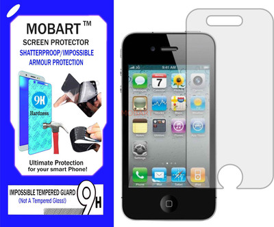 MOBART Impossible Screen Guard for Apple iPhone 4s(Pack of 1)