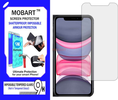 MOBART Impossible Screen Guard for APPLE IPHONE XI(Pack of 1)