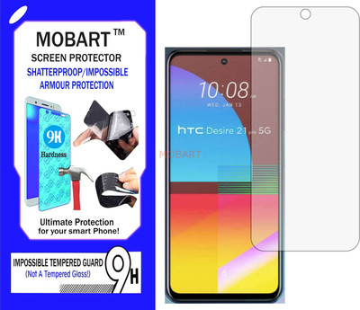 MOBART Impossible Screen Guard for HTC DESIRE 21 PRO 5G(Pack of 1)