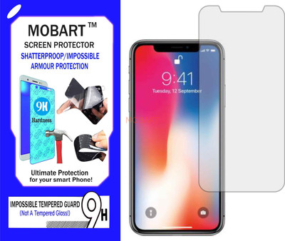 MOBART Impossible Screen Guard for Apple iPhone X(Pack of 1)