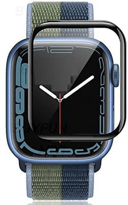 Maxboost Screen Guard for Apple Watch 7 / Watch 8 (45mm) Smart Watch Protector Flexible PMMA, 3D Curved Border Anti-Scratch Screen Guard Film(Pack of 1)
