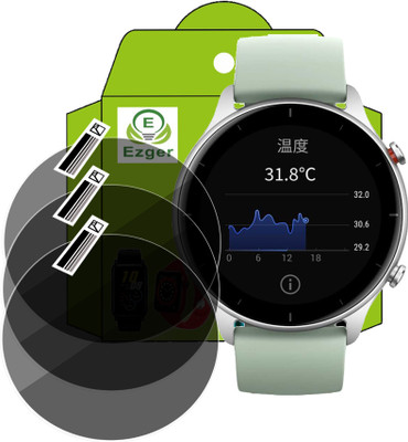 EZGER Screen Guard for Amazfit GTR 2e SMARTWATCH SCREEN GUARD(Pack of 3)