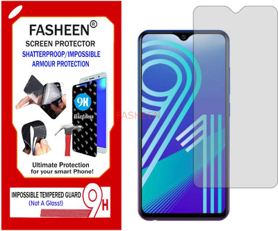 Fasheen Tempered Glass Guard for VIVO Y91C 2020 (Flexible Shatterproof)(Pack of 1)