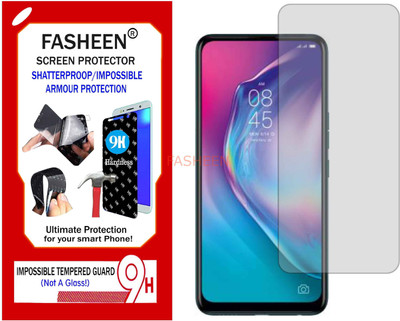 Fasheen Tempered Glass Guard for TECNO CD8 (Flexible Shatterproof)(Pack of 1)