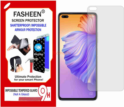Fasheen Tempered Glass Guard for TECNO CAMON 16 PREMIER (Flexible Shatterproof)(Pack of 1)
