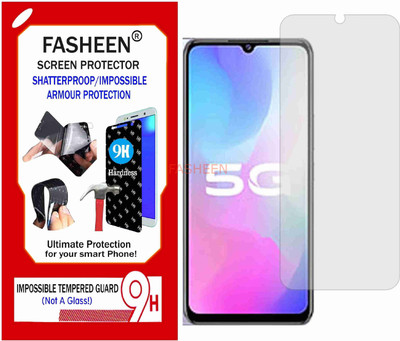Fasheen Tempered Glass Guard for VIVO Y73S (Flexible Shatterproof)(Pack of 1)
