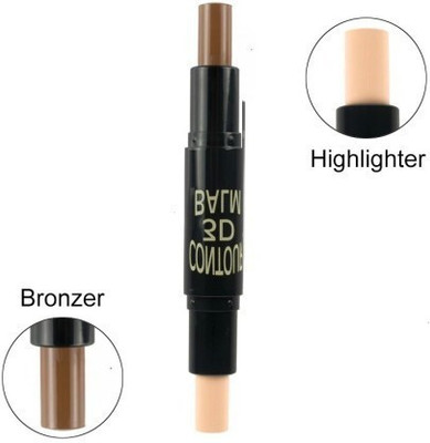 SHAGGY 2 IN 1 Highlighter And Concealer Contour Stick Concealer  Foundation(Skin, 20 g)