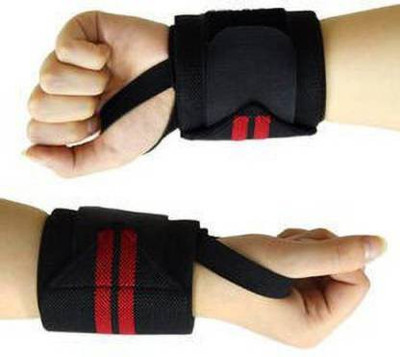 uRock Best Fitness Wrist Support with Thumb Loop (Red) Wrist Support(Red)