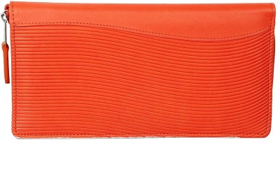 Sukeshcraft Cheque Book Holder for 50 Cheque Leaf/10 Cards/Currency/Passbook(Orange)