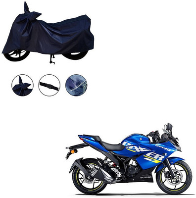 Home Ark Two Wheeler Cover for Suzuki(Gixxer SF, Blue)