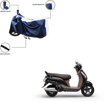 Pop Shade Two Wheeler Cover for Suzuki(White)