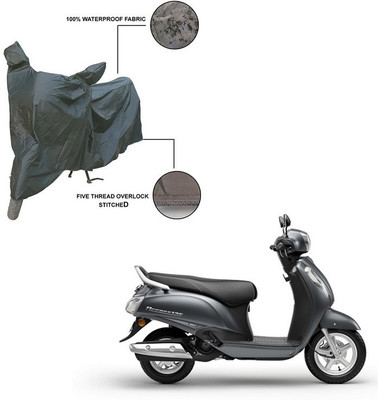 Home Ark Two Wheeler Cover for Suzuki(Access, Grey)