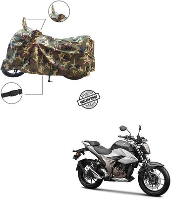 Pop Shade Waterproof Two Wheeler Cover for Suzuki(Gixxer 250, Multicolor)