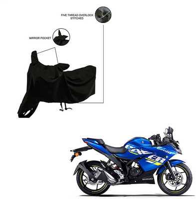 Pop Shade Two Wheeler Cover for Suzuki(Gixxer SF, Black)