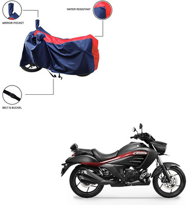 Pop Shade Two Wheeler Cover for Suzuki(Intruder, Red)