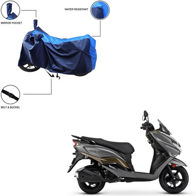 Home Ark Two Wheeler Cover for Suzuki(Blue)