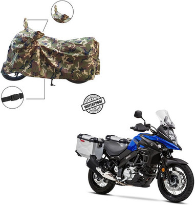 Pop Shade Two Wheeler Cover for Suzuki(Red)