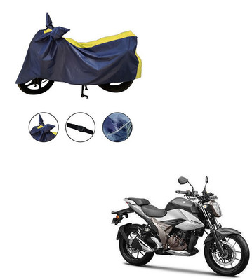 Trader's Stop Two Wheeler Cover for Suzuki(Gixxer 250, Yellow)