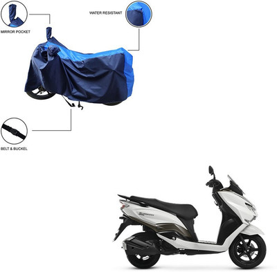 Home Ark Two Wheeler Cover for Suzuki(Burgman Street, Blue)