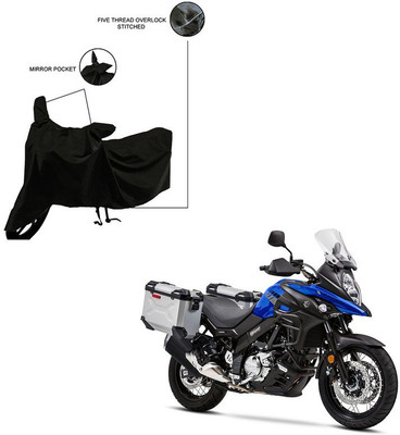 Pop Shade Two Wheeler Cover for Suzuki(Black)