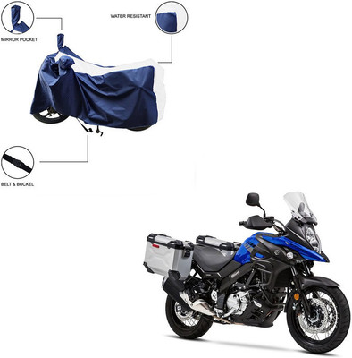 Pop Shade Waterproof Two Wheeler Cover for Suzuki(Blue)