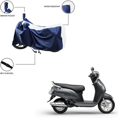 Pop Shade Two Wheeler Cover for Suzuki(Access, White)