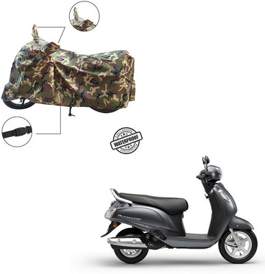 Home Ark Waterproof Two Wheeler Cover for Suzuki(Access 125, Multicolor)