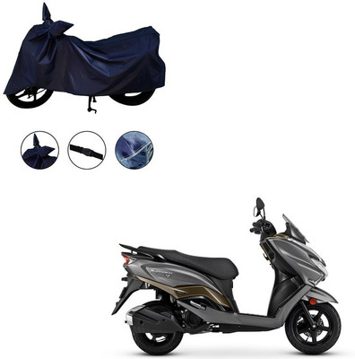 Home Ark Two Wheeler Cover for Suzuki(Blue)
