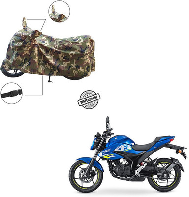 Pop Shade Waterproof Two Wheeler Cover for Suzuki(Gixxer, Multicolor)