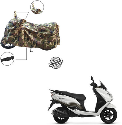 Home Ark Waterproof Two Wheeler Cover for Suzuki(Burgman Street, Multicolor)