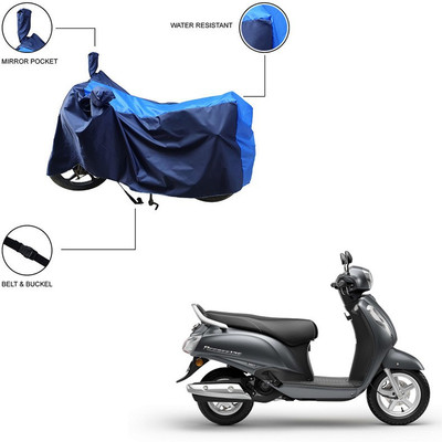 Pop Shade Two Wheeler Cover for Suzuki(Access 125, Blue)