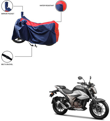 Home Ark Two Wheeler Cover for Suzuki(Gixxer 250, Red)