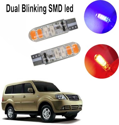 Vagary Dual Color Blinking SMD Car Parking Light _0153 Brake Light Car, Motorbike LED for Tata (12 V, 2 W)(Sumo Grande, Pack of 2)