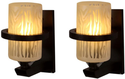 DENICRAAS Uplight Wall Lamp Without Bulb(Pack of 2)