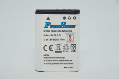 Power Smart EN-EL23 Rechargeable  Pack Compatible with Nikon P600, P610,P900 Camera  Battery