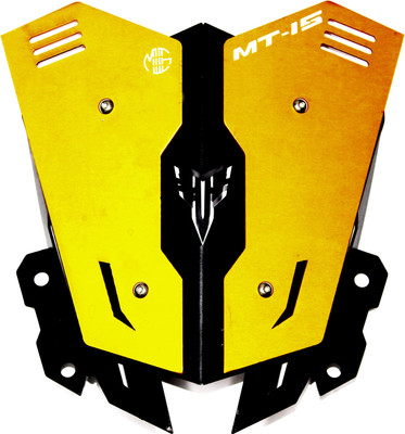 OBEROI'S TRADERS Premium Yamaha MT-15 Visor (GOLDEN) Bike Headlight Visor