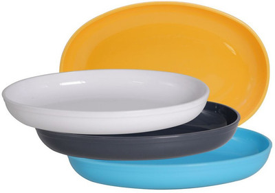 Morvi Plastic Mixing Bowl(Pack of 4, Multicolor)