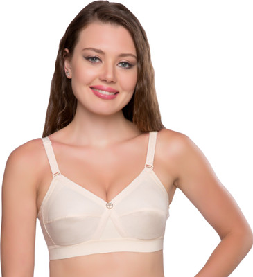 Trylo Trylo ERKP Women Full Coverage Non Padded Bra(Beige)