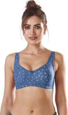 Sonari ponds Women Full Coverage Non Padded Bra(Blue)