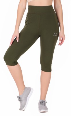 STYLESO Women Dark Green Capri