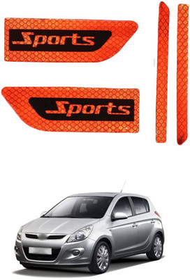 PROEDITION Car Decals Side stickers Reflective Strip Door Warning Reflector Carbon 504 5 mm x 5 m Silver Reflective Tape(Pack of 4)