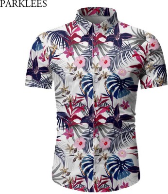 OHD Viscose Rayon Floral Print Shirt Fabric