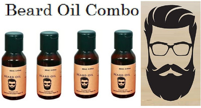 tanvi27 Pro Nourishing Mooch and Beard Oil For Men For Thicker & Longer Beard Set Hair Oil(240 ml)