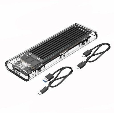 ORICO NVMe M.2 SSD Enclosure 10Gbps (Black) 2.5 inch External Enclosures Box for 2.5'' 10Gbps(For Laptop, Black)